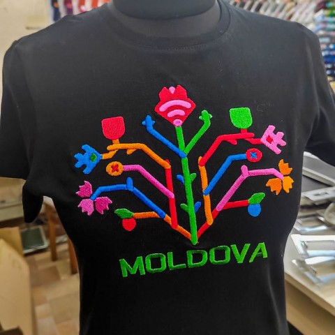 Detaliu brodat cu precizie modernă